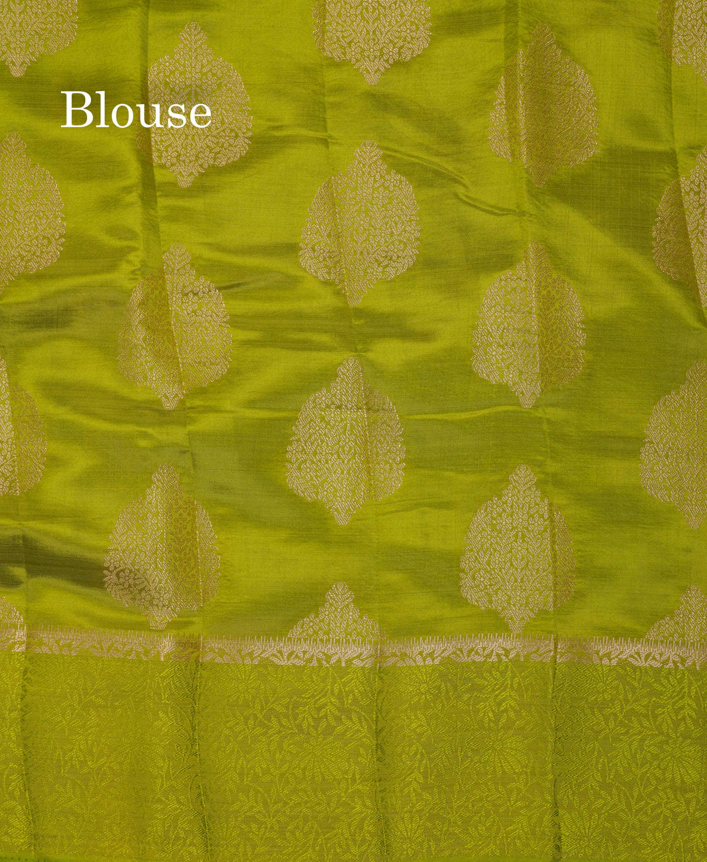 Beautiful Parrot Green Semi Tussar Saree With Fancy Border