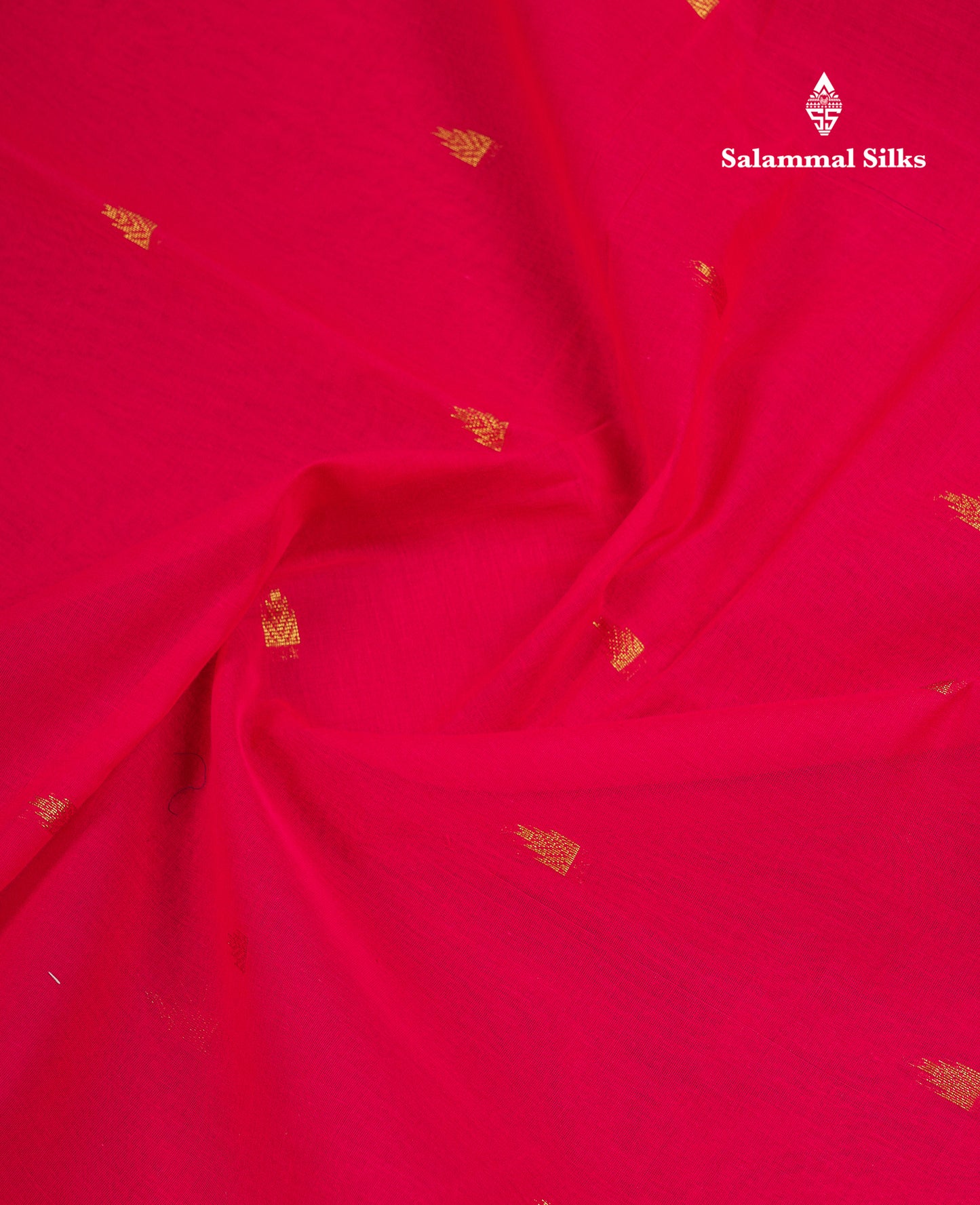 Beautiful Orange Pure Cotton Saree With Contrast Parrot Green Traditional Border