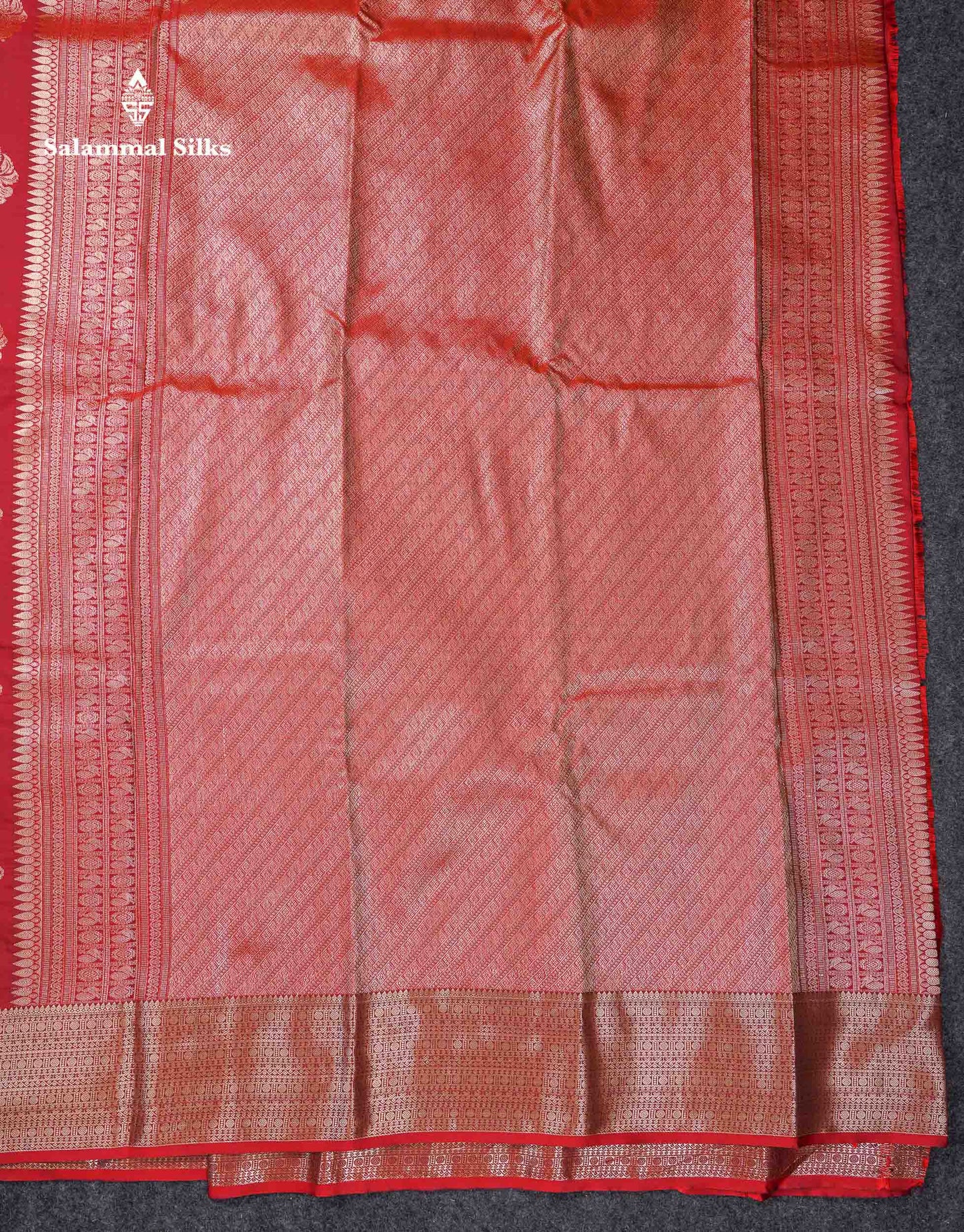 Beautiful Maroon Semi Silk Saree With Traditional Border
