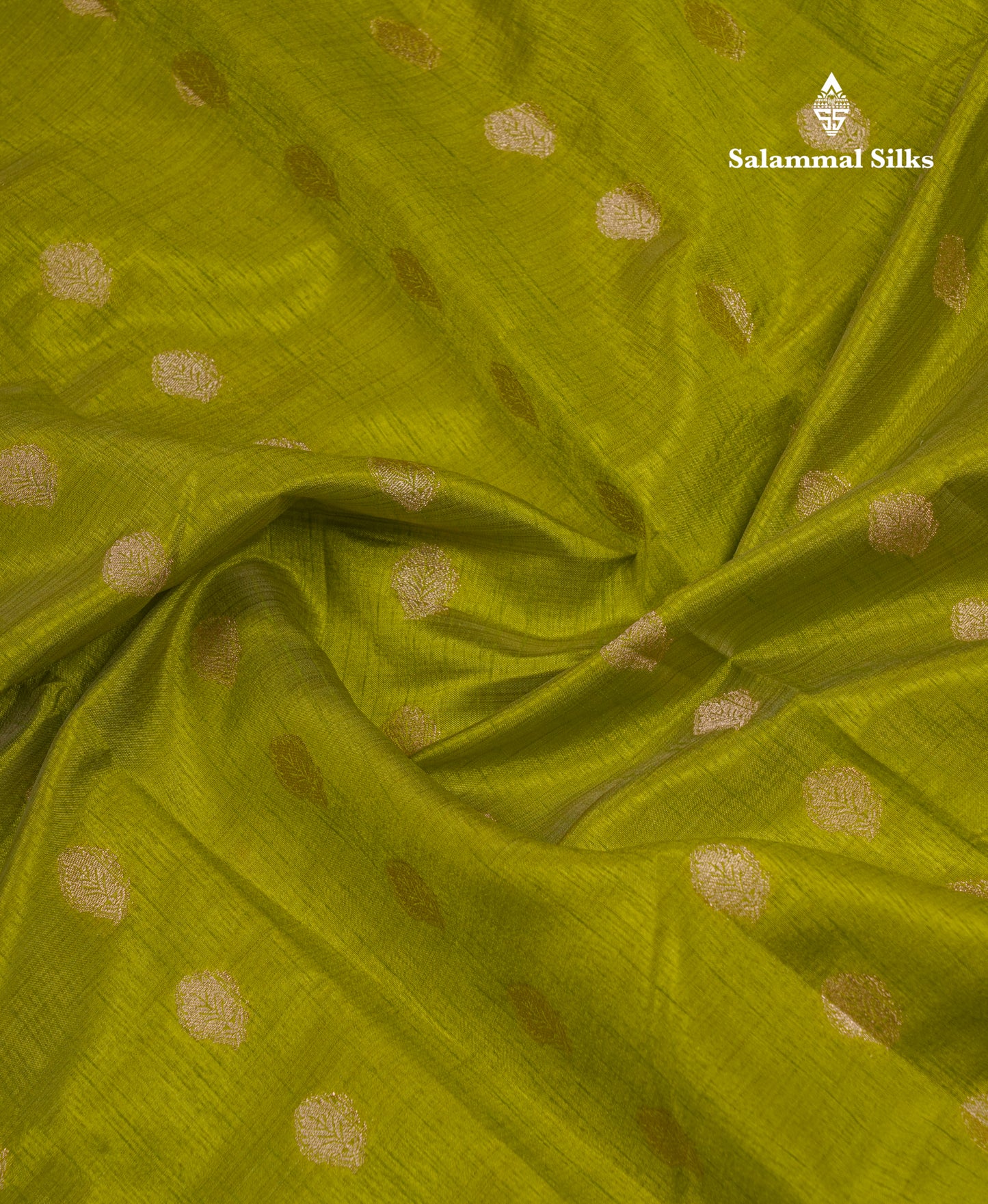 Beautiful Parrot Green Semi Tussar Saree With Fancy Border