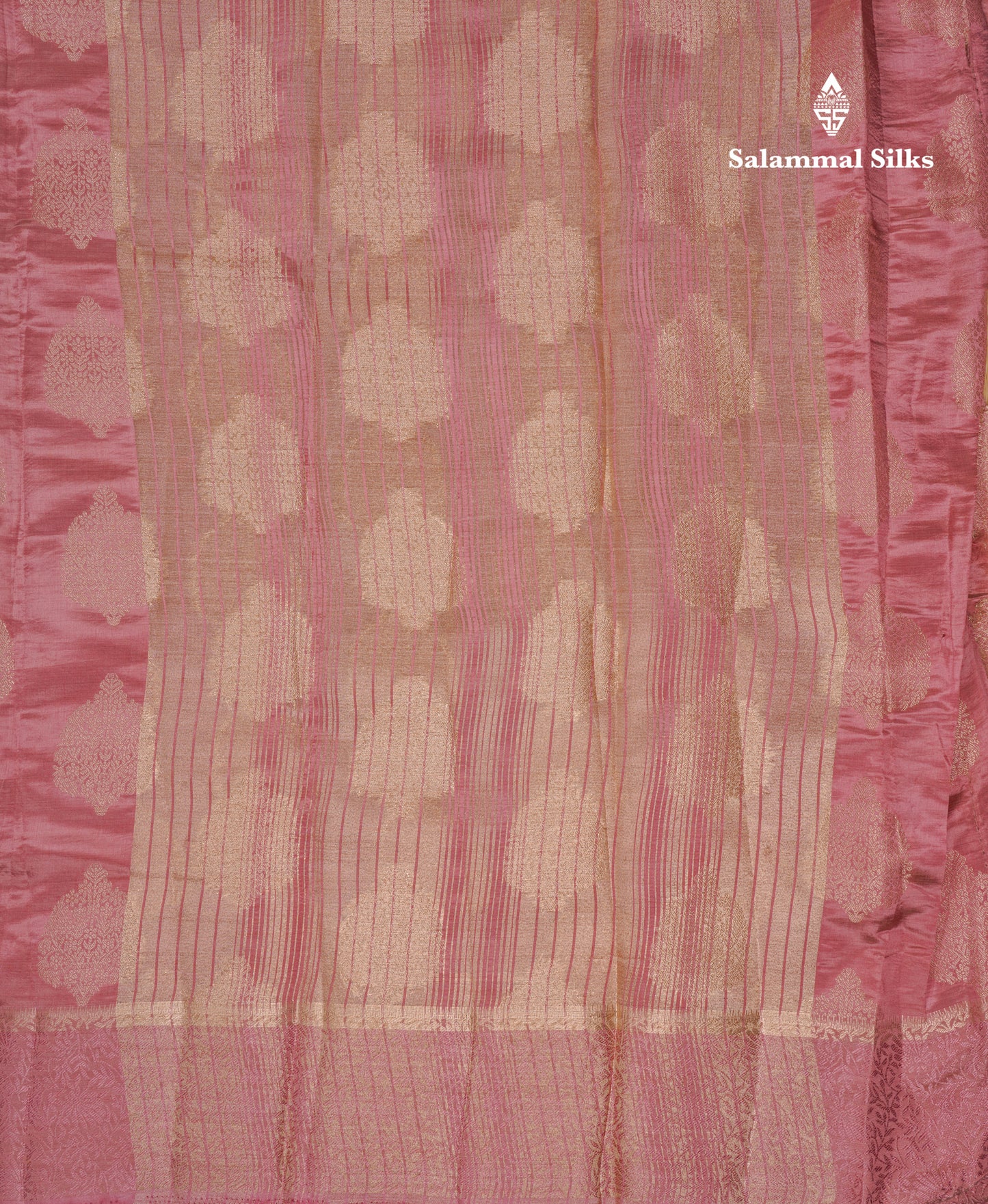 Beautiful Parrot Green Semi Tussar Saree With Fancy Border