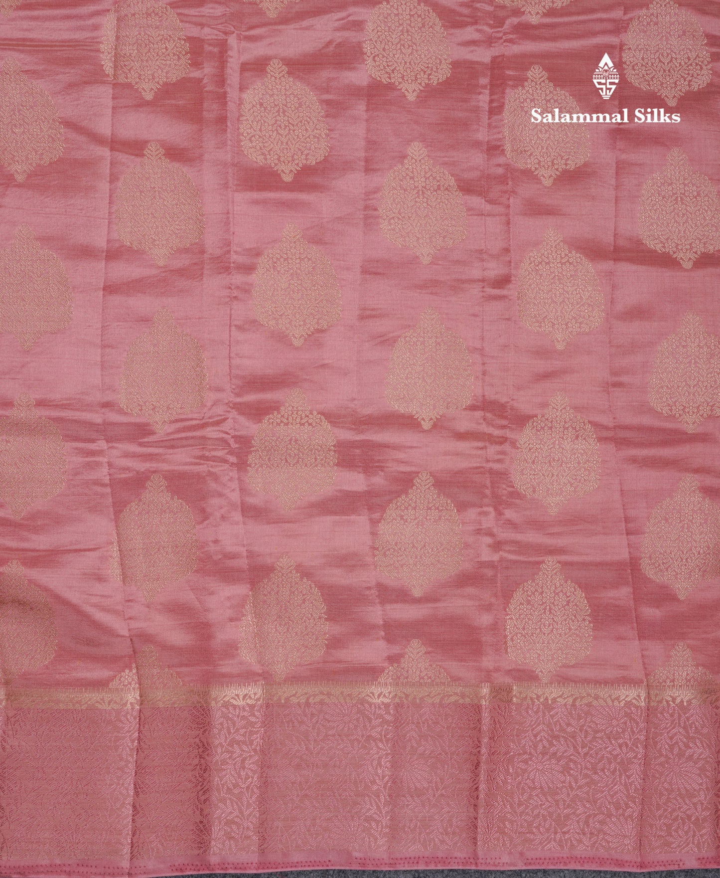 Beautiful Parrot Green Semi Tussar Saree With Fancy Border