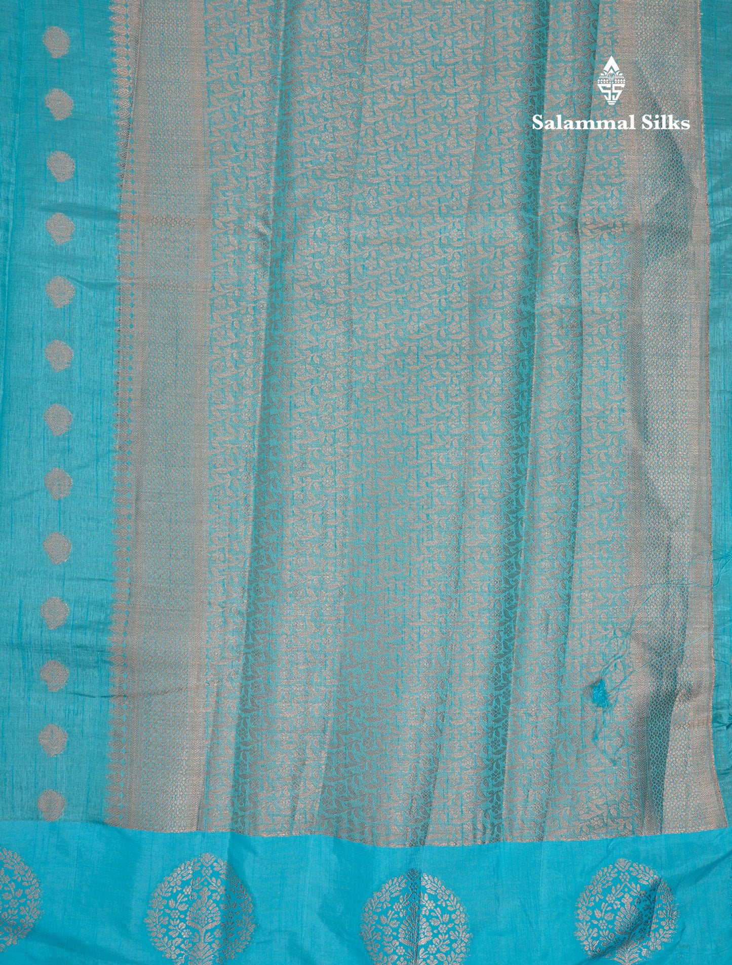 Beautiful Parrot Green Semi Tussar Saree With Fancy Border