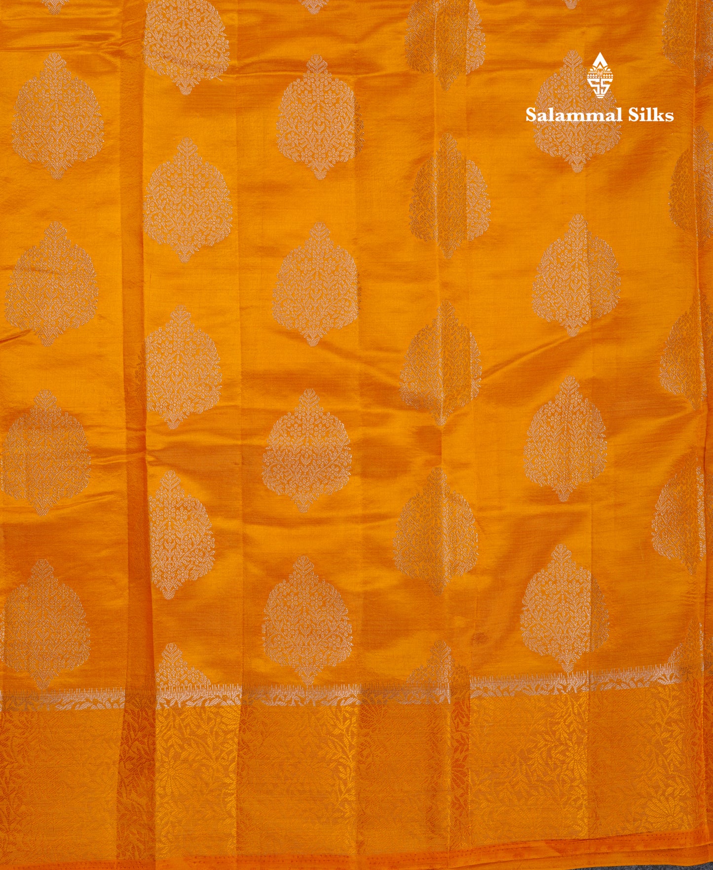 Beautiful Parrot Green Semi Tussar Saree With Fancy Border