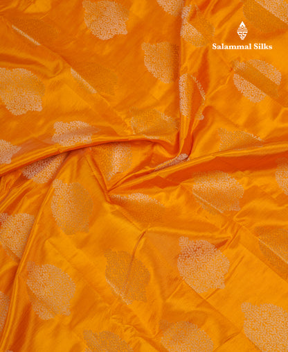 Beautiful Parrot Green Semi Tussar Saree With Fancy Border