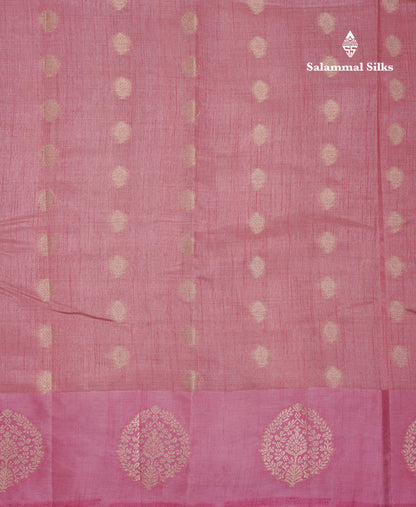 Beautiful Parrot Green Semi Tussar Saree With Fancy Border