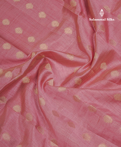 Beautiful Parrot Green Semi Tussar Saree With Fancy Border