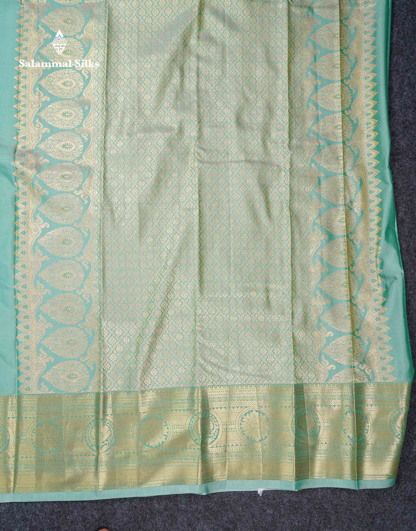 Beautiful Light Rexona Semi Silk Saree With Traditional Evening Morning Border
