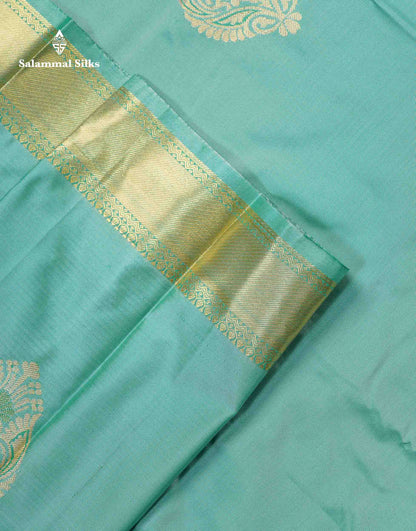Beautiful Light Rexona Semi Silk Saree With Traditional Evening Morning Border