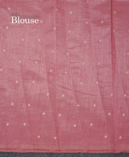 Beautiful Parrot Green Semi Tussar Saree With Fancy Border