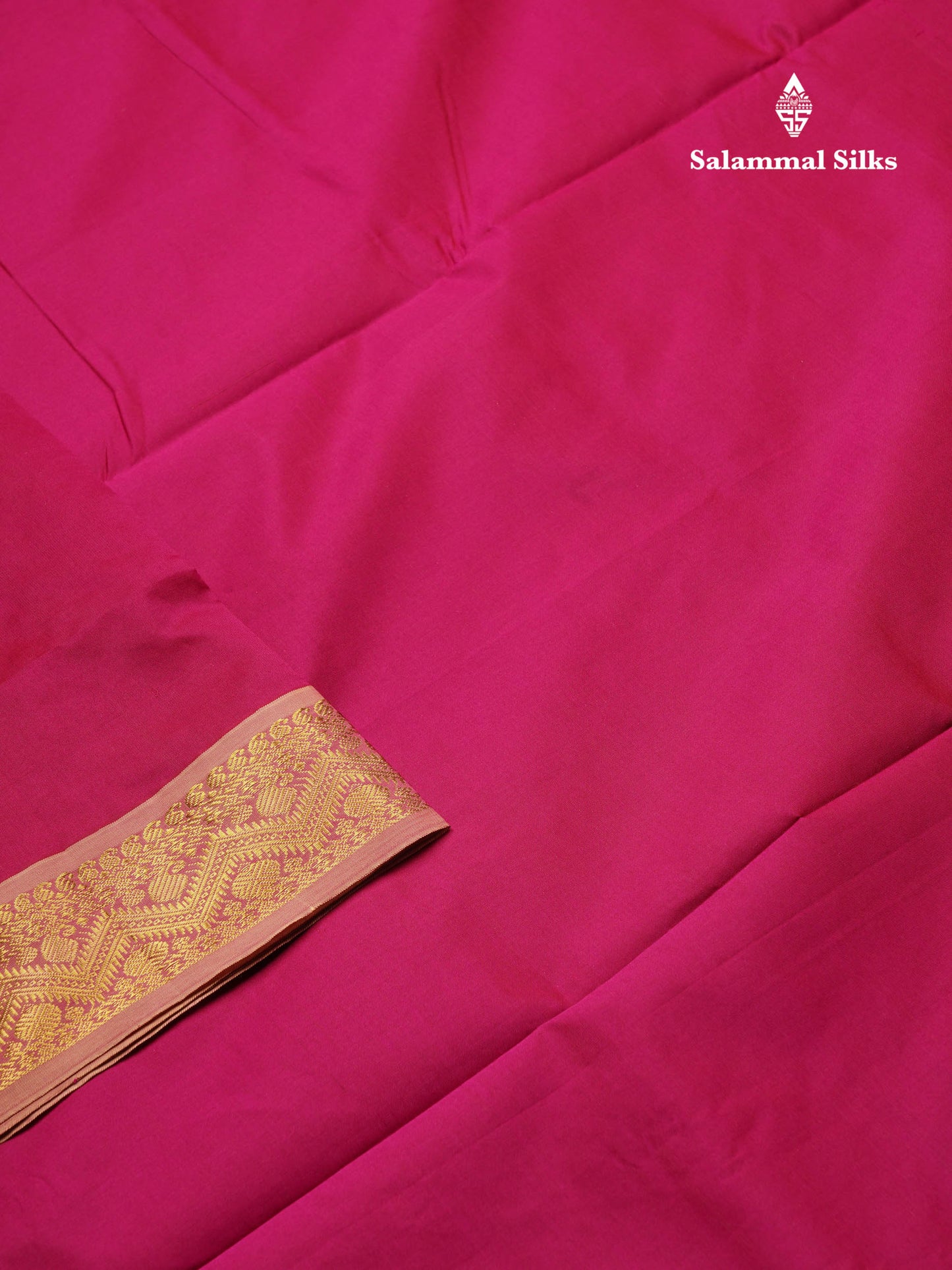 Beautiful Dual Tone Maroon Plain Semi Silk Cotton Saree With Traditional Sandal Border