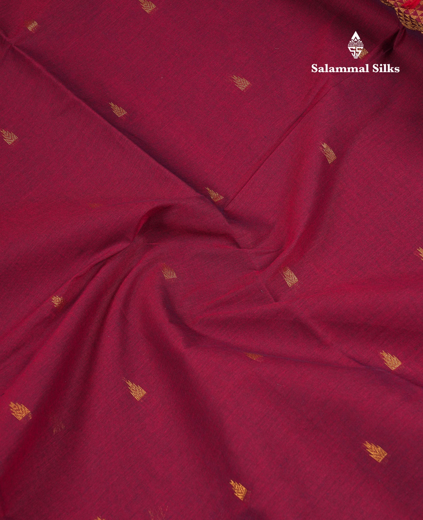 Beautiful Orange Pure Cotton Saree With Contrast Parrot Green Traditional Border