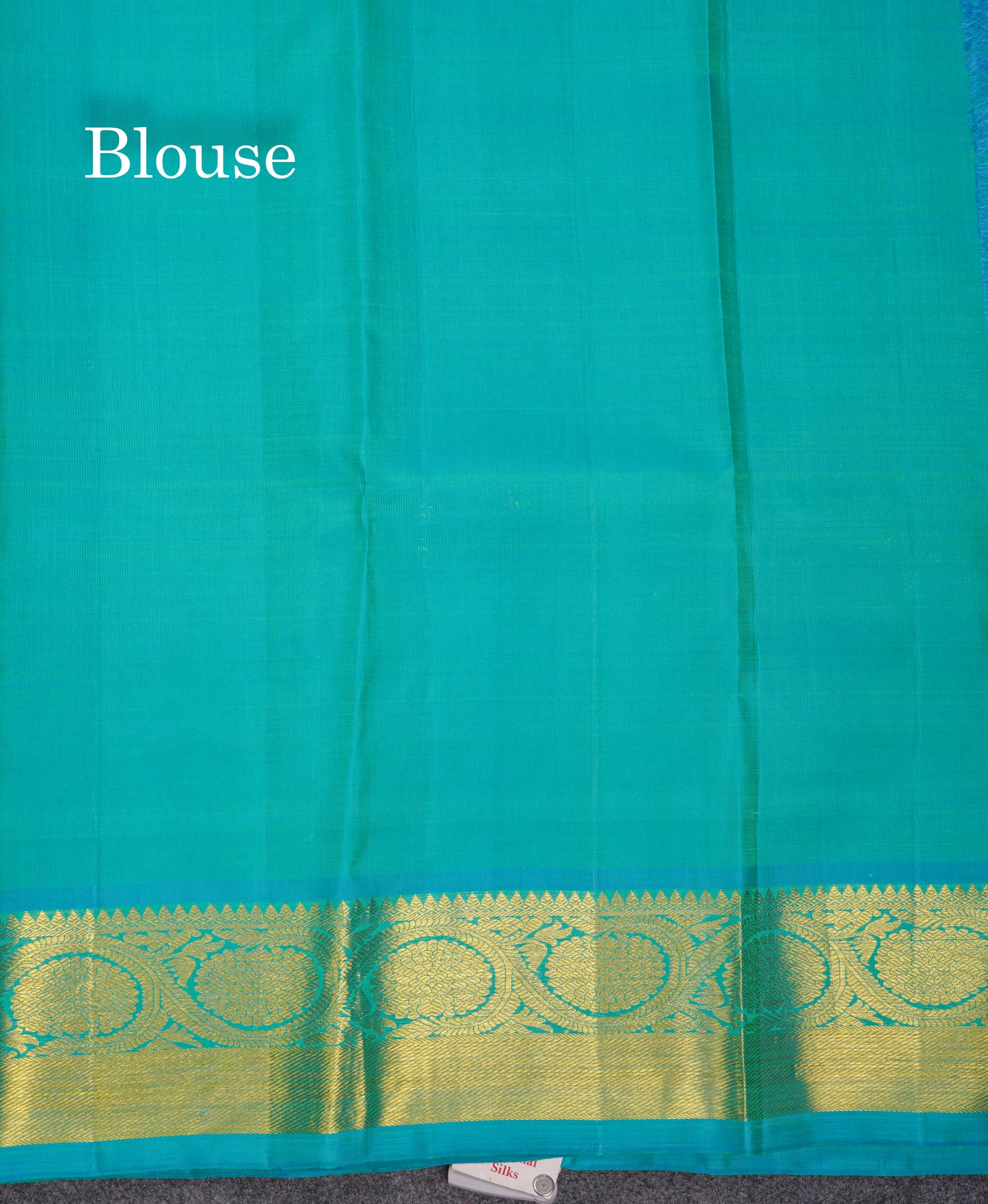 Beautiful Sapphire Green Menakari Work Bridal Pure Kanjivaram Silk Saree With Traditional Border