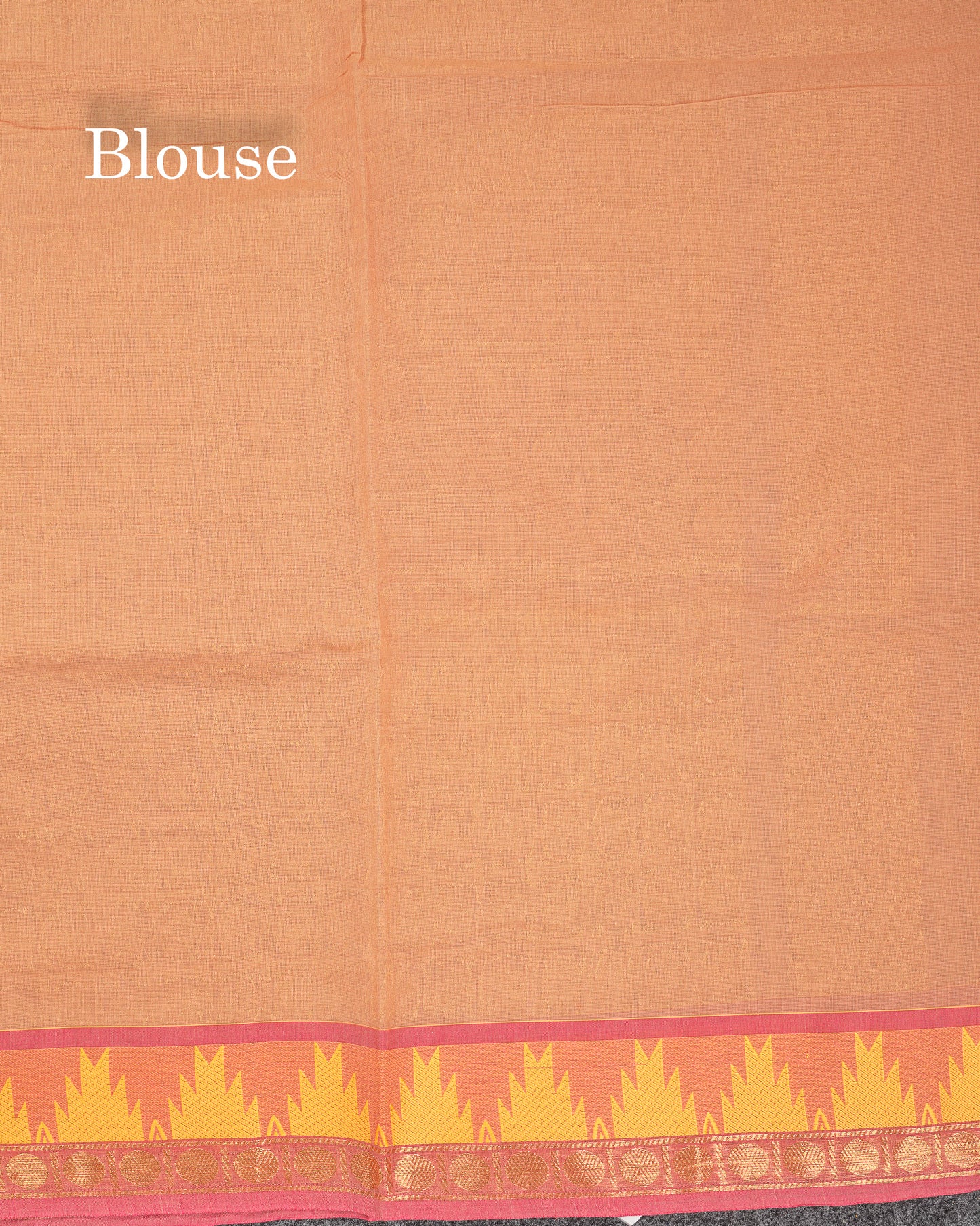 Beautiful Light Elaichi Green Pure Cotton Saree With Traditional Temple Border
