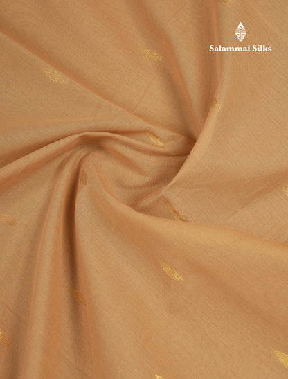 Beautiful Light Elaichi Green Pure Cotton Saree With Traditional Temple Border
