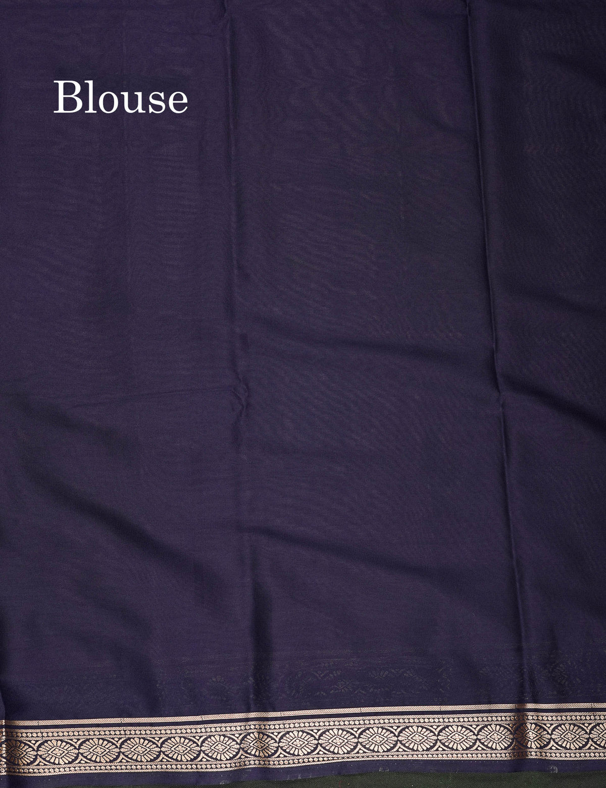 Semi Mysore Silk Saree - Bottle Green Colour Body Plain With Contrast Baby Pink Small Border