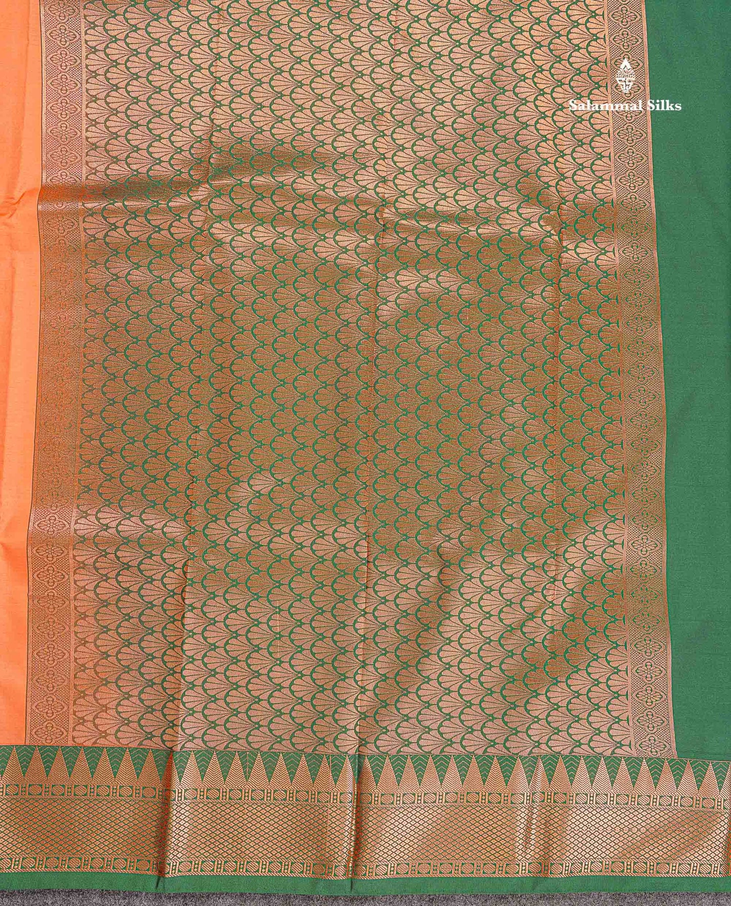 Semi Silk Saree - Anandha Blue Colour Body Plain With Contrast Maroon Traditional Temple Border