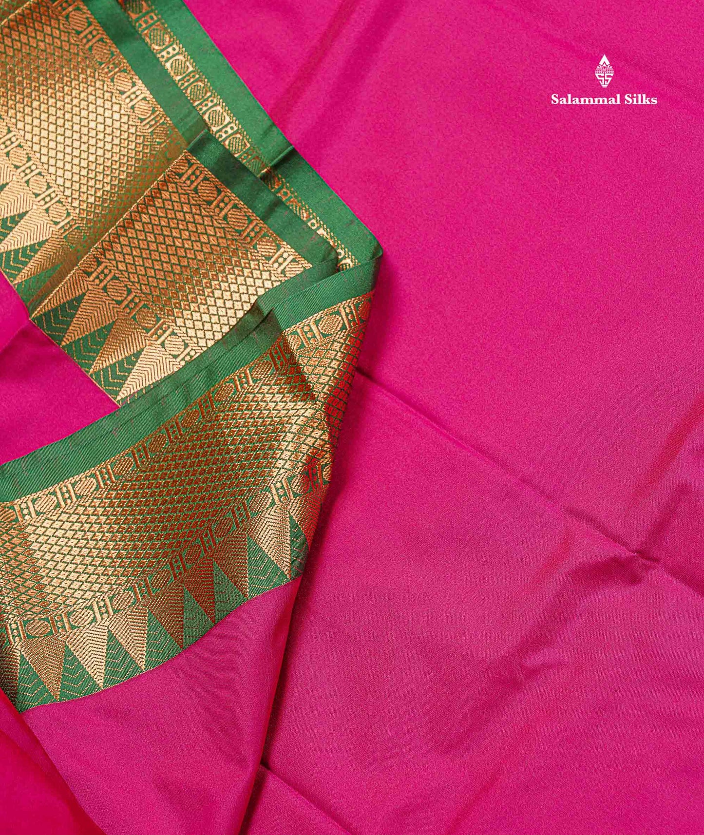 Semi Silk Saree - Anandha Blue Colour Body Plain With Contrast Maroon Traditional Temple Border