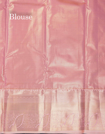 Beautiful Mustard Yellow Bridal Semi Silk Saree With Contrast Peach Pink Traditional Evening Morning Border