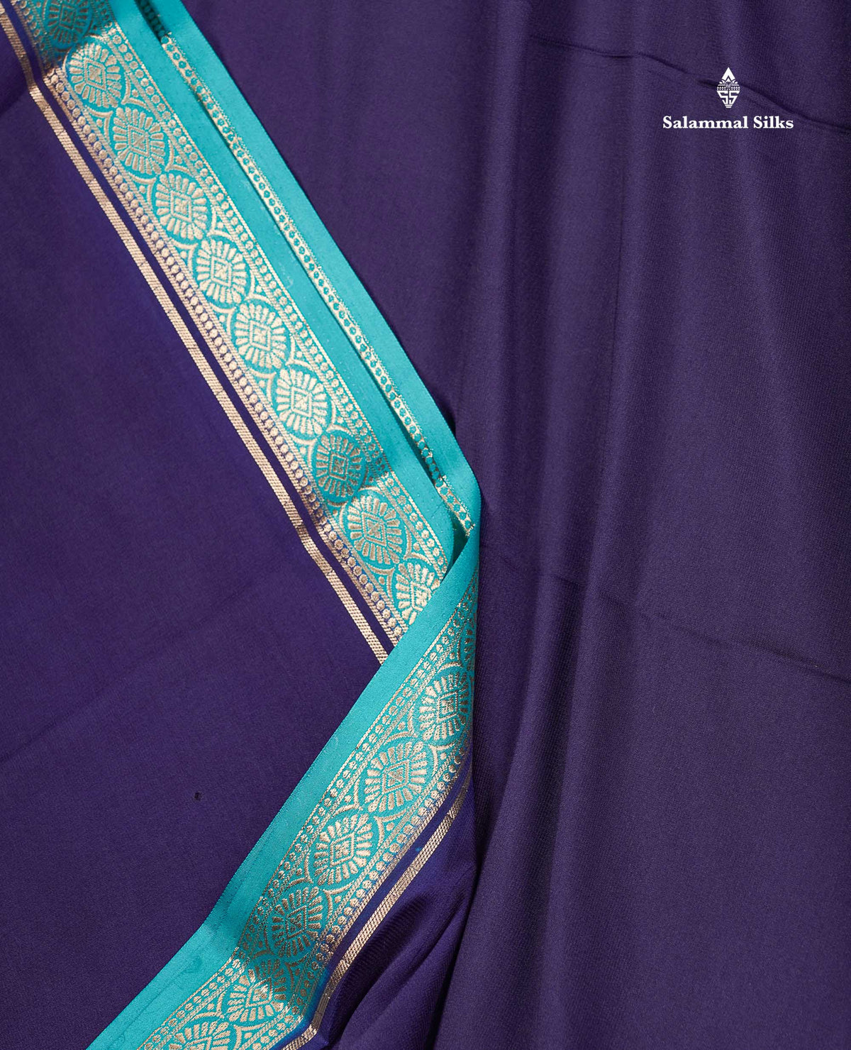 Semi Mysore Silk Saree - Bottle Green Colour Body Plain With Contrast Baby Pink Small Border