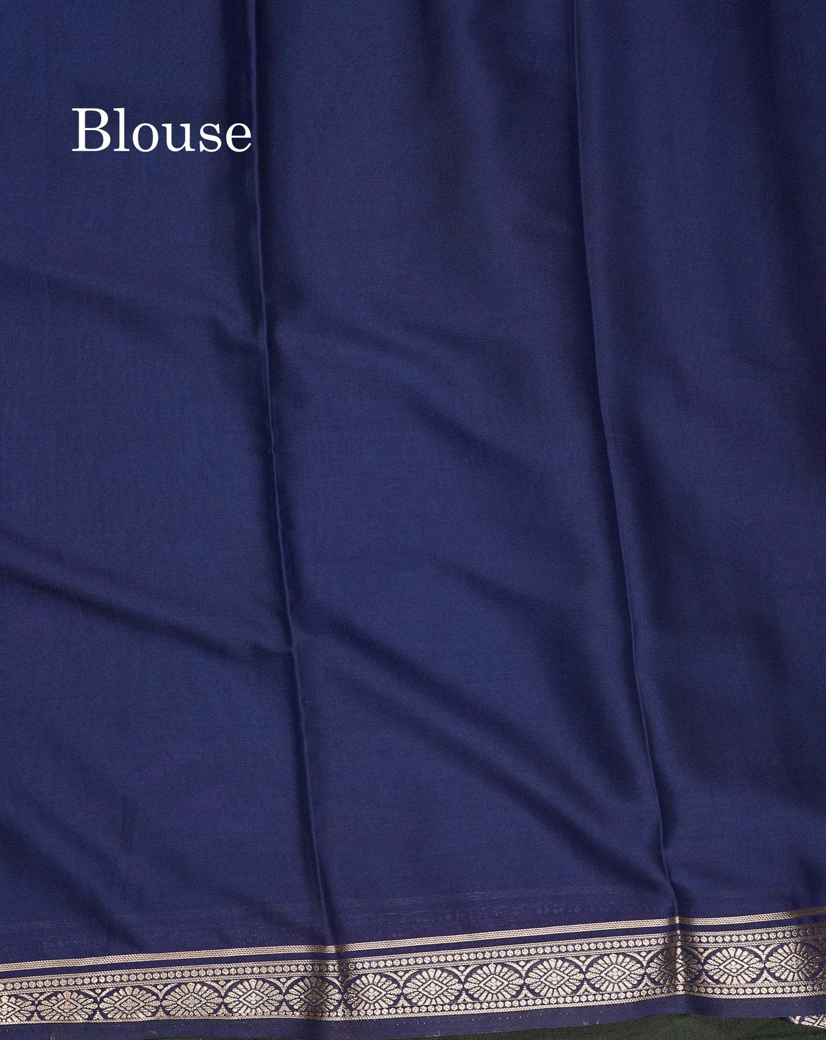 Semi Mysore Silk Saree - Bottle Green Colour Body Plain With Contrast Baby Pink Small Border