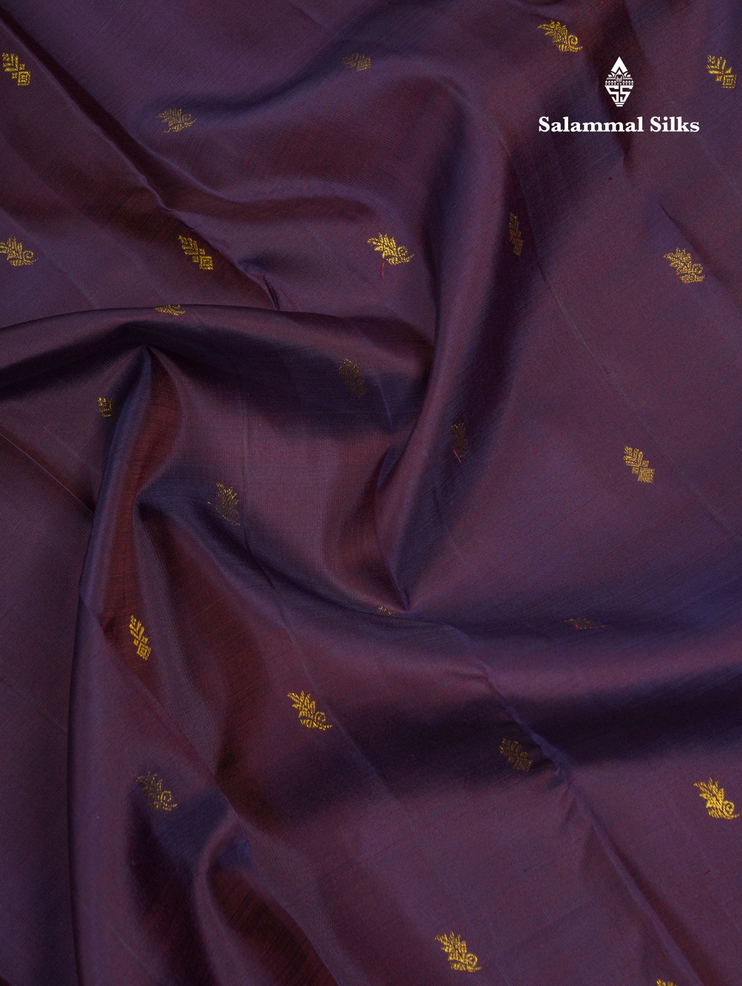Beautiful Dual Tone Violet Pure Kanjivaram Silk Saree With Contrast Pink Traditional Border