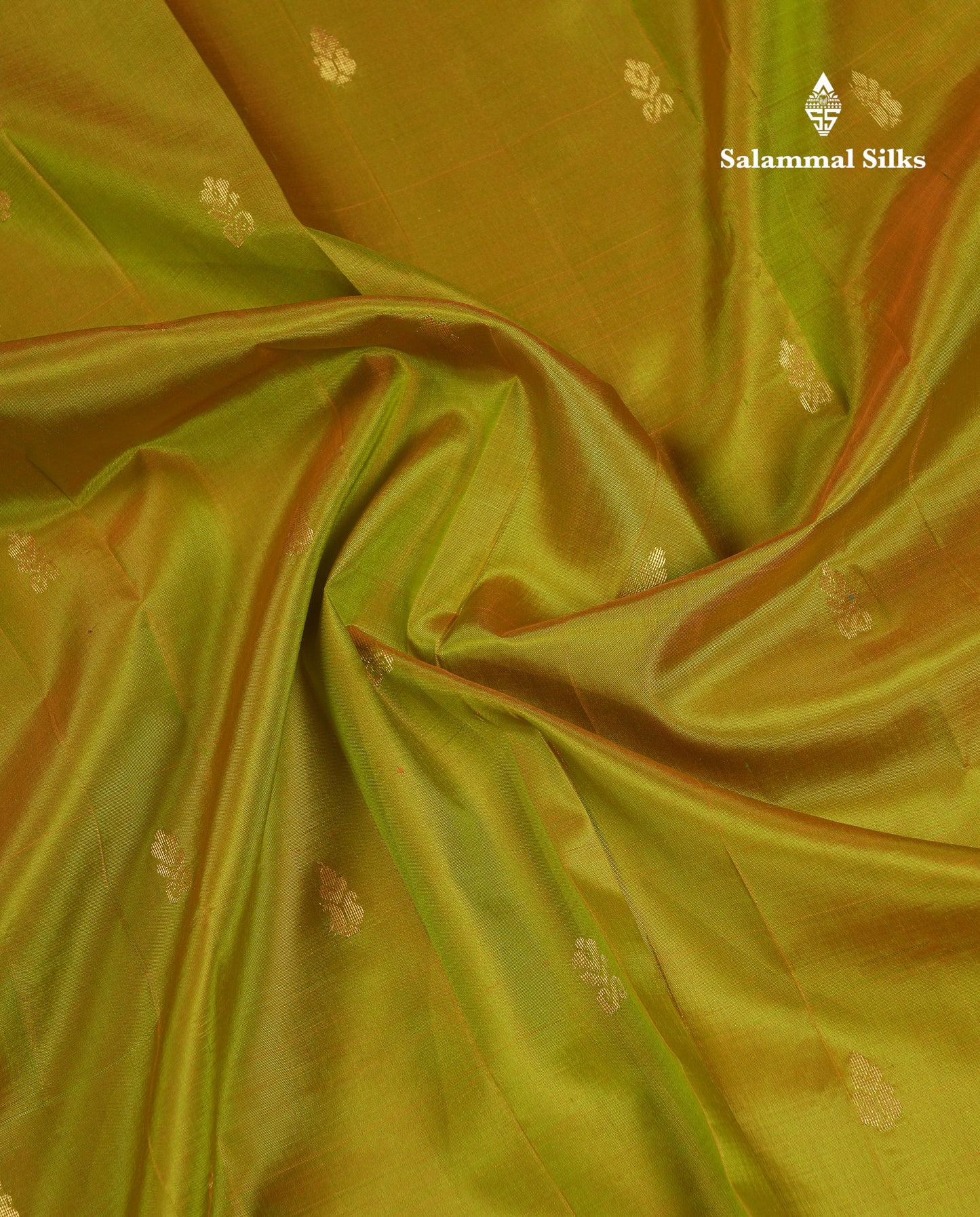 Beautiful Manthulir Yellow Pure Kanjivaram Silk Saree With Contrast Pink One Side Traditional Border