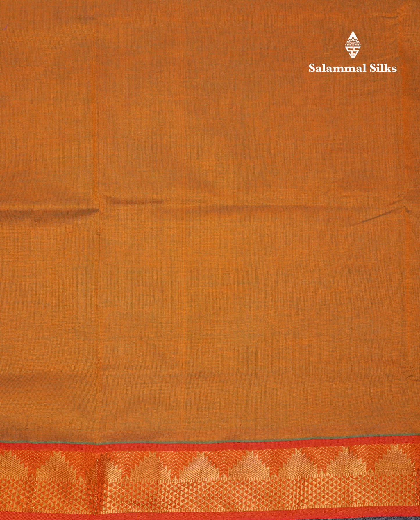 Beautiful Dual Tone Mustard Yellow Plain Semi Silk Cotton Saree With  Traditional Border