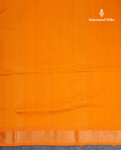 Beautiful Dark Purple Plain Semi Silk Cotton Saree With Contrast Mustard Yellow Blouse