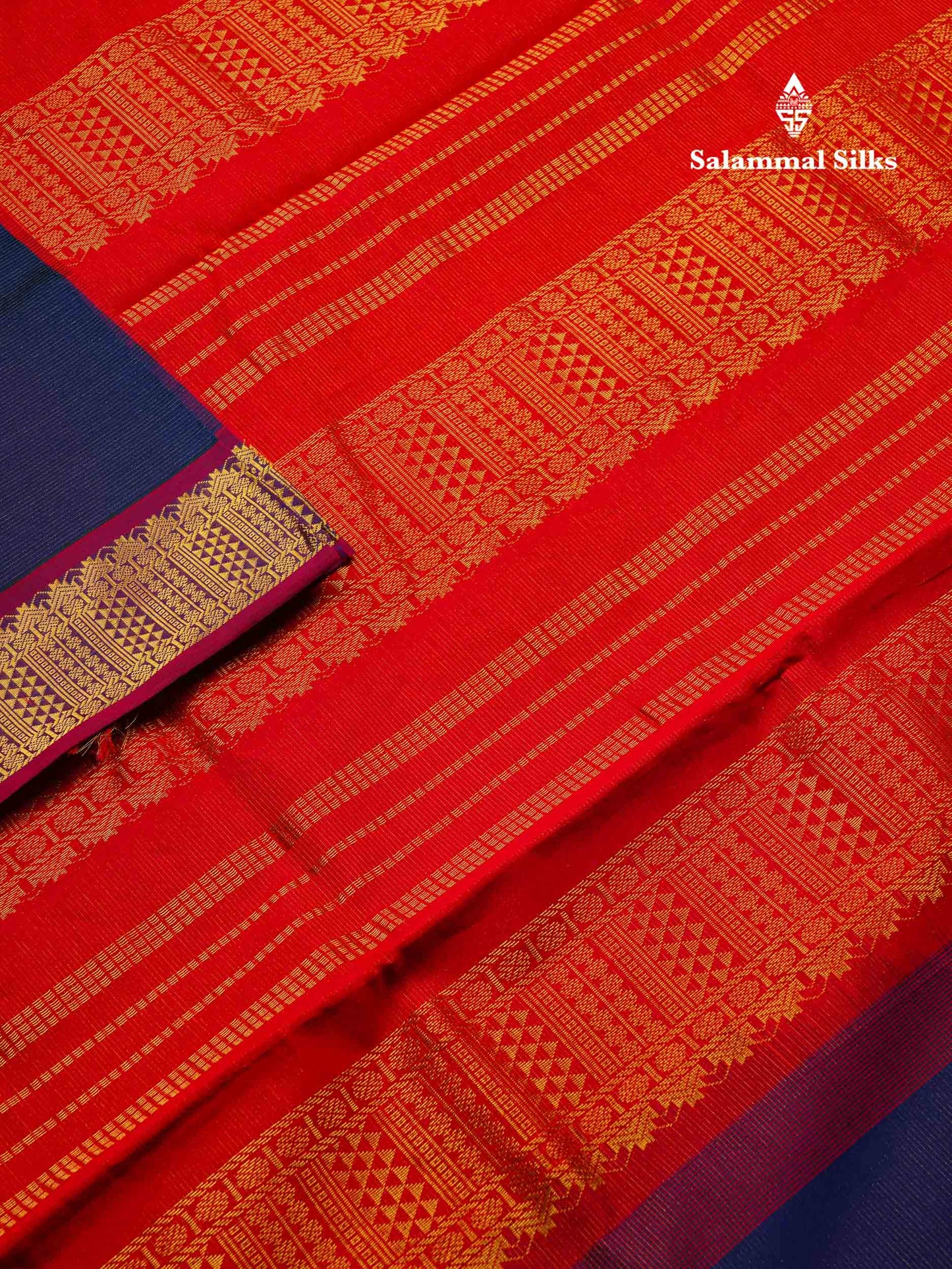 Beautiful Parrot Green Vaira Oosi Lines Semi Silk Cotton Saree With Contrast Pink Blouse