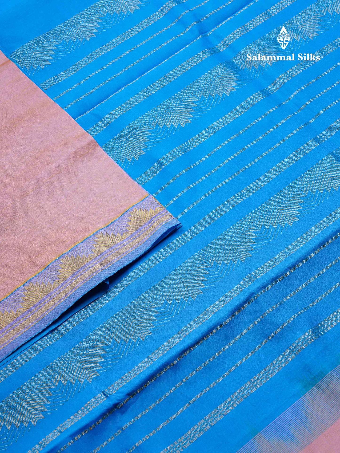 Beautiful Dual Tone Brown Plain Semi Silk Cotton Saree With Contrast Pink Blouse
