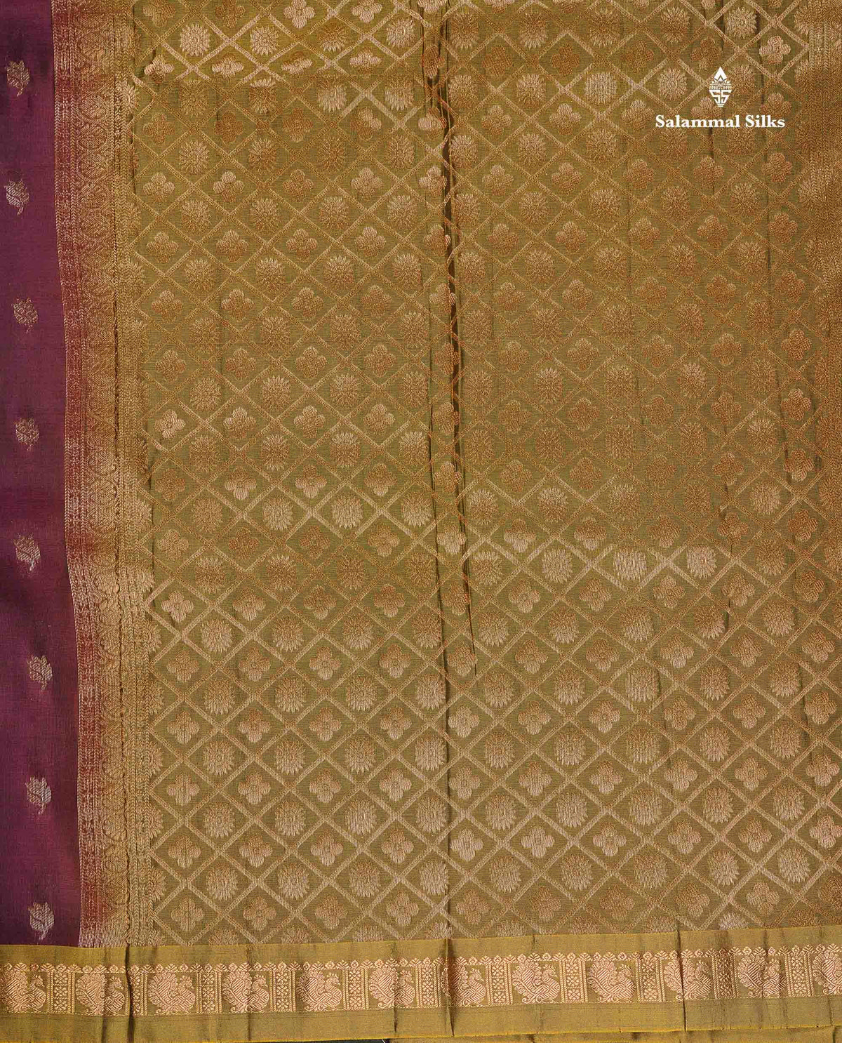 Pure Mix Silk Saree - Sapphire Green Colour Body With Contrast Light Green Small Border