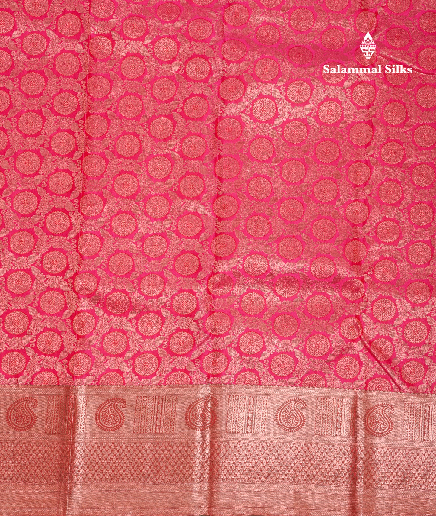 Beautiful Dual Tone Pink Pure Kanjivaram Silk Saree With Contrast Bottle Green Blouse