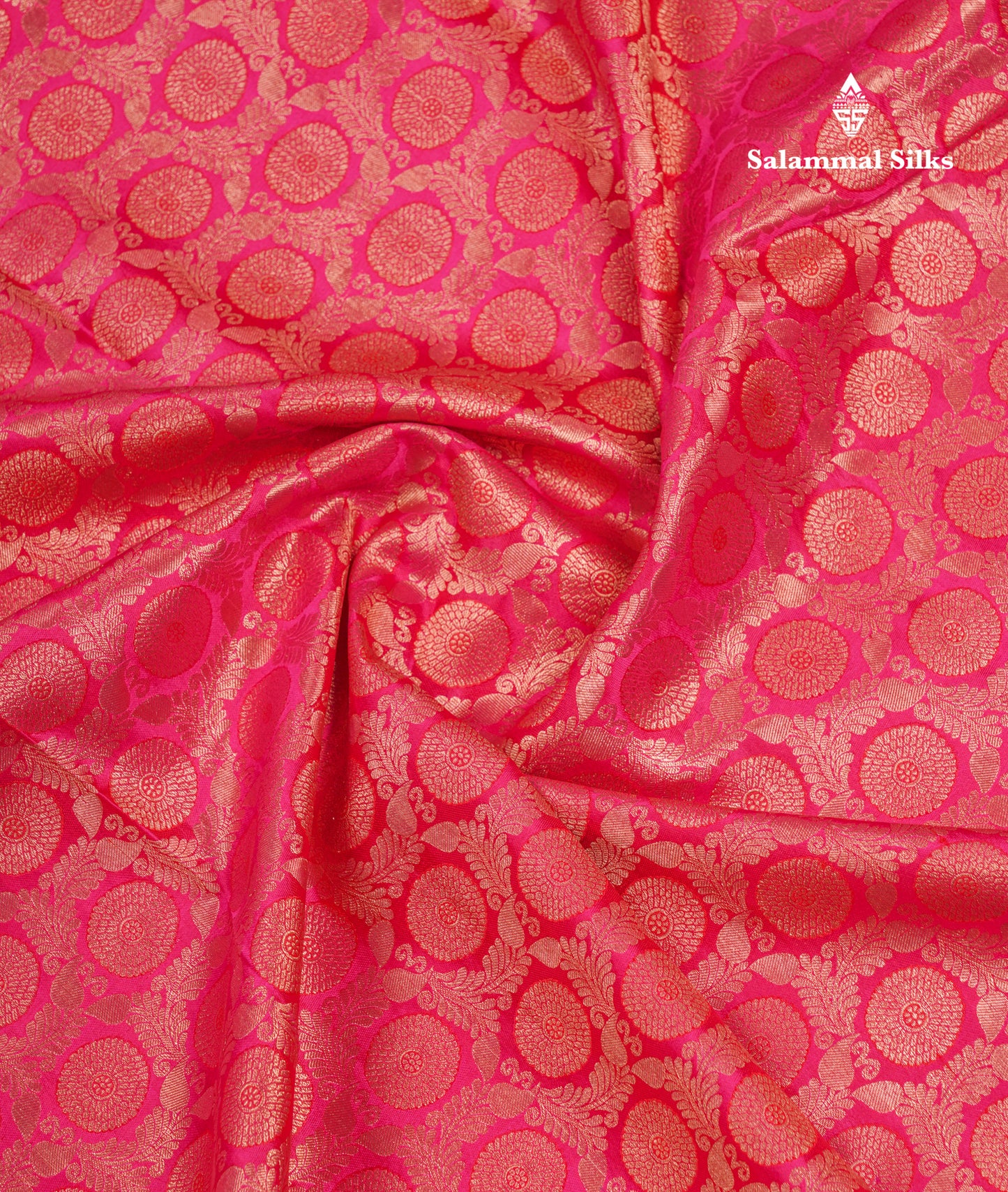 Beautiful Dual Tone Pink Pure Kanjivaram Silk Saree With Contrast Bottle Green Blouse