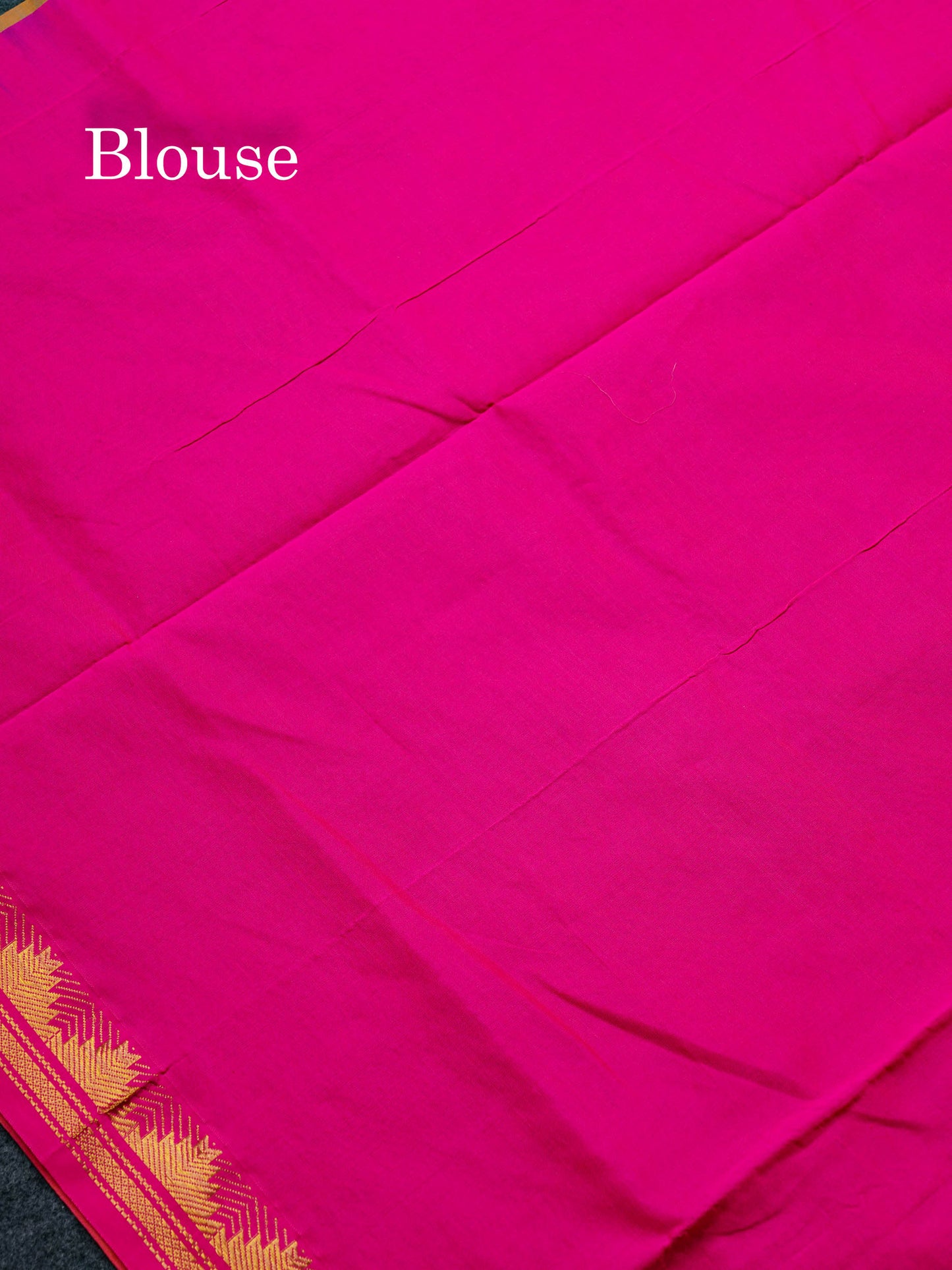 Beautiful Dual Tone Brown Plain Semi Silk Cotton Saree With Contrast Pink Blouse