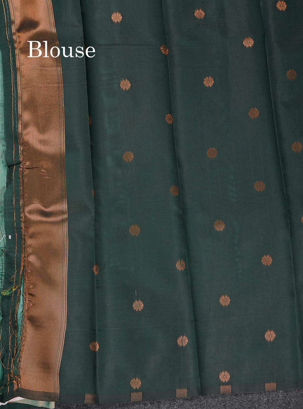 Semi Silk Saree - Light Pista Green Colour Body With Contrast Bottle Green Temple Border
