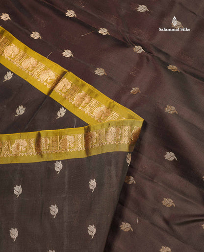 Pure Mix Silk Saree - Sapphire Green Colour Body With Contrast Light Green Small Border