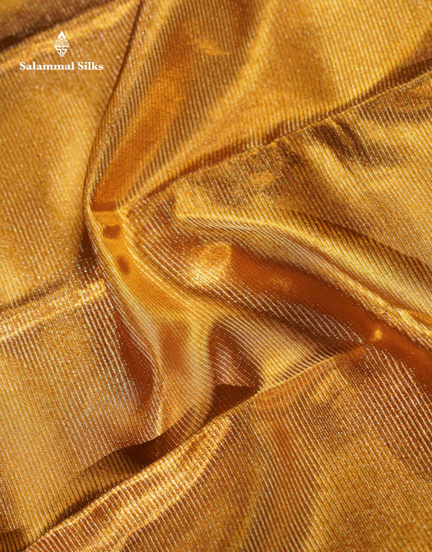 Beautiful Gold Tissue Bridal Pure Kanjivaram Silk Saree With Traditional Border