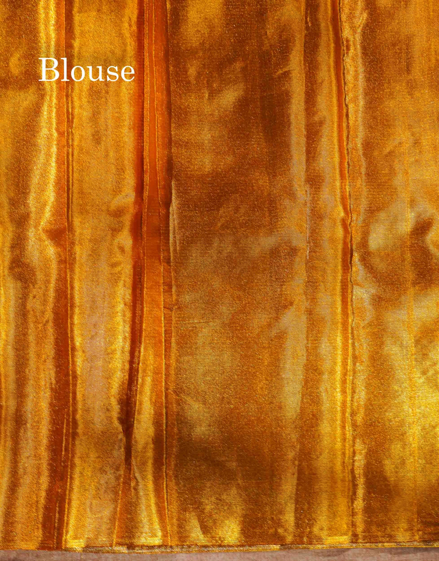Beautiful Gold Tissue Bridal Pure Kanjivaram Silk Saree With Traditional Border