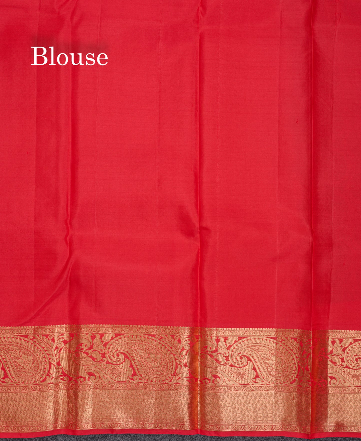 Beautiful Dual Tone Peacock Green Pure Kanjivaram Silk Saree With Contrast Chilly Red Traditional Border