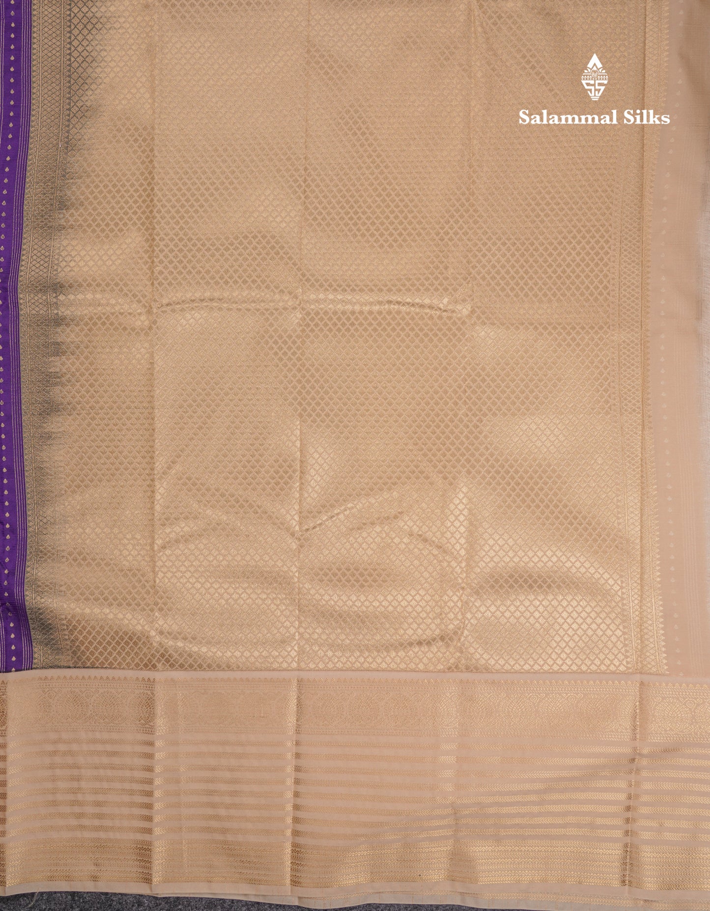 Beautiful Orange Semi Silk Saree With Contrast Cream Sandal Traditional Evening Morning Border