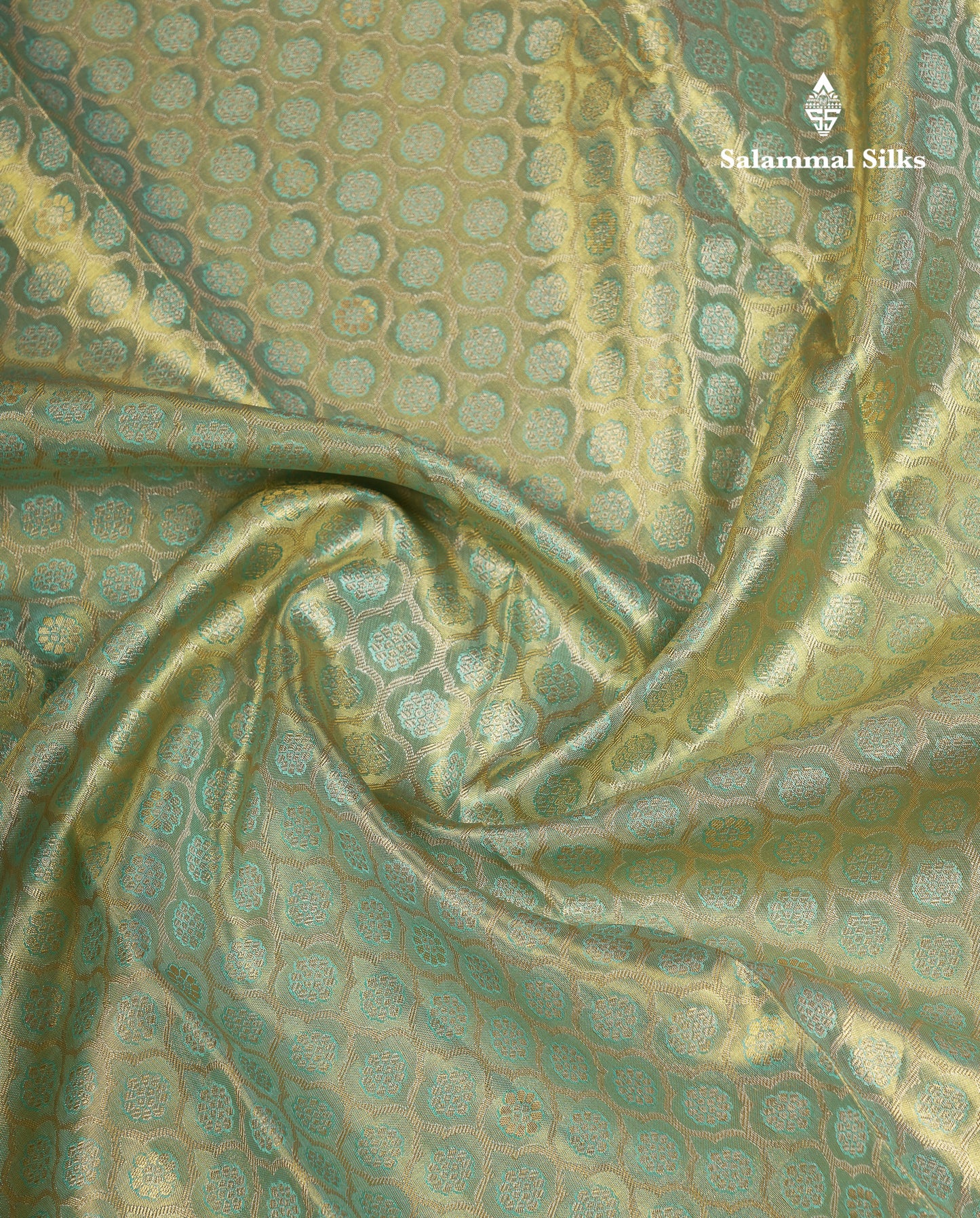 Beautiful Light Rexona Tissue Bridal Pure Kanjivaram Silk Saree With Contrast Pink Traditional Evening Morning Border