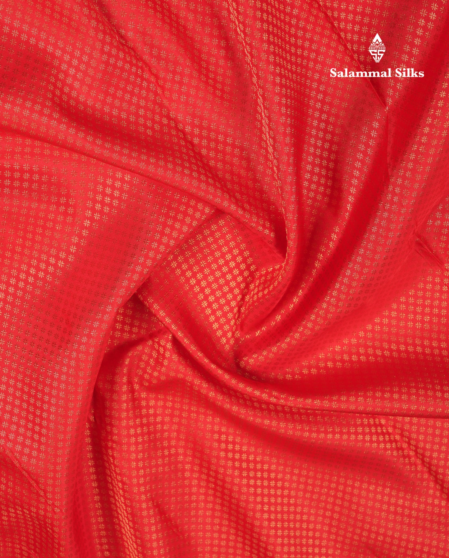 Beautiful Chilly Red Bridal Pure Kanjivaram Silk Saree With Traditional Border