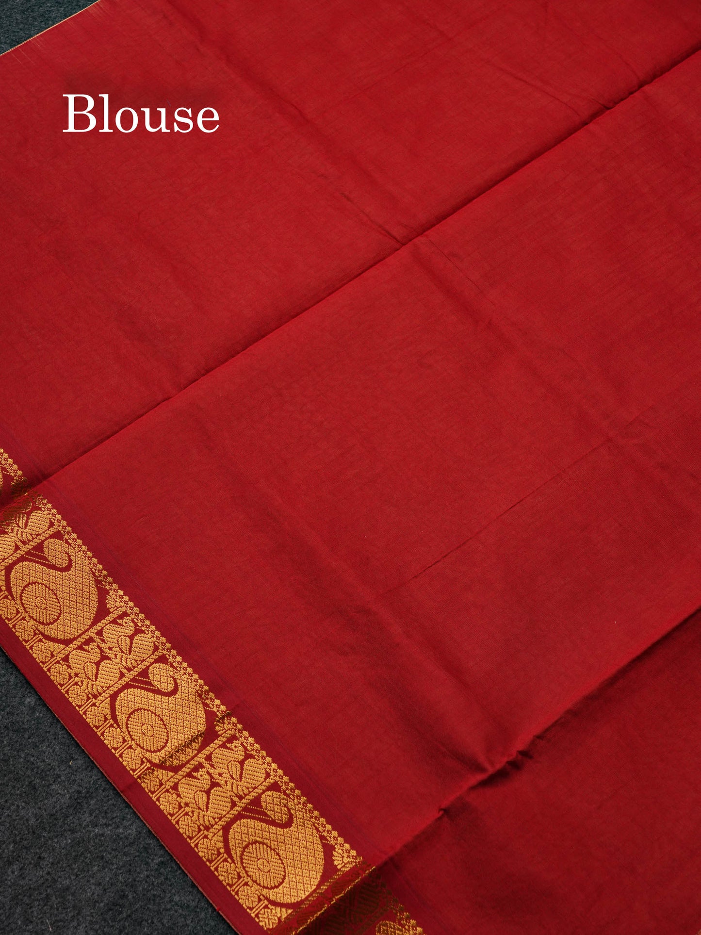 Beautiful Dark Sandal Small Checks Semi Silk Cotton Saree With Contrast Dark Maroon Blouse