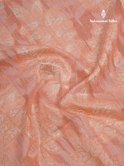 Beautiful Light Green Cotton Mix Saree With Fancy Border