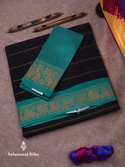 Beautiful Half White Pure Sungudi Cotton Saree With Contrast Reddish Pink Border