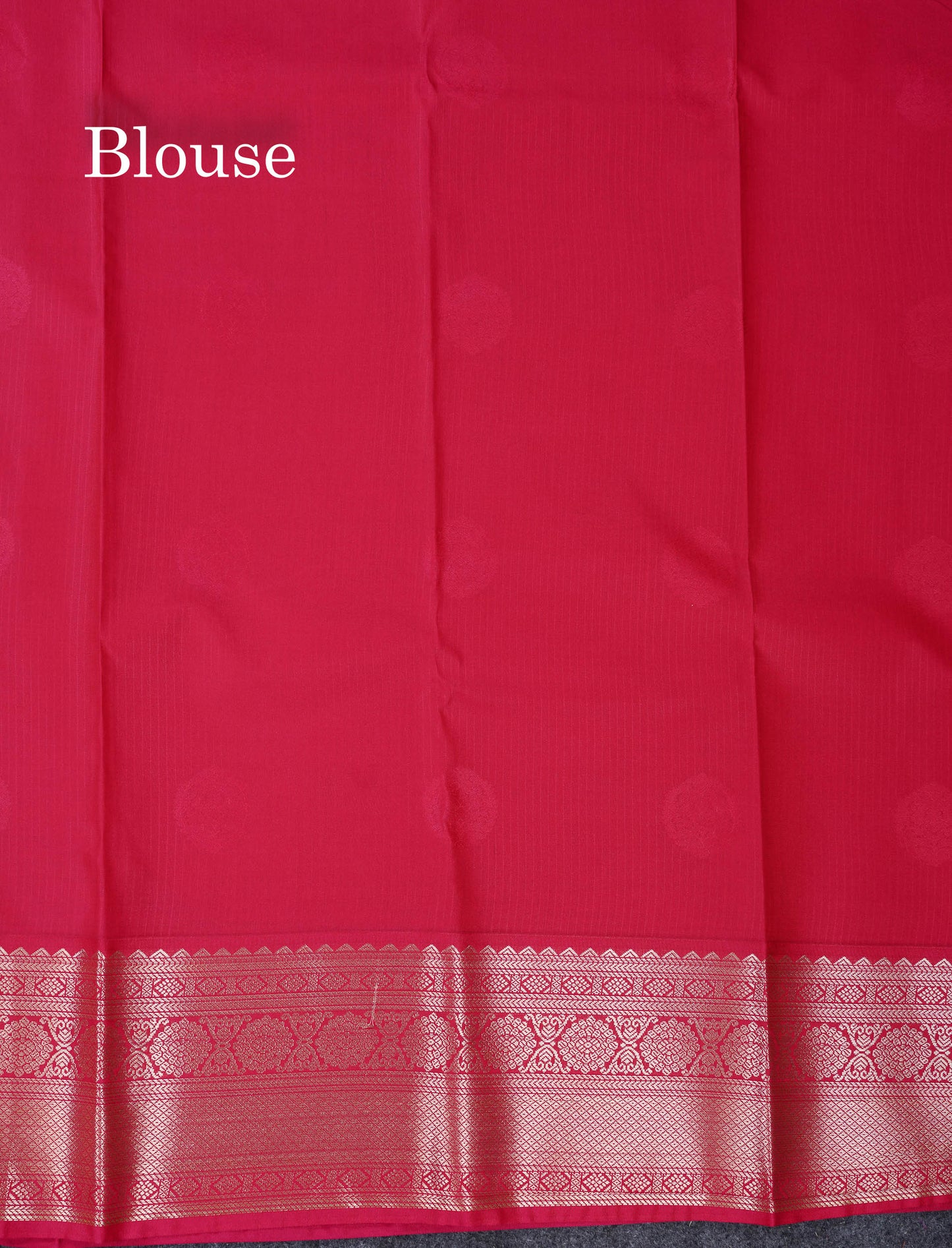 Beautiful Parrot Green Zari Lines With Butta Semi Silk Saree With Contrast Pink Traditional Border