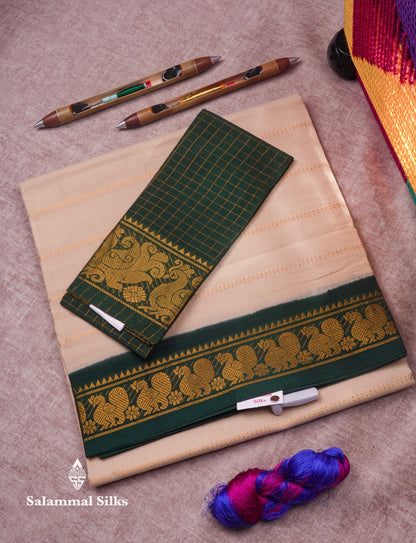 Beautiful Black Pure Sungudi Cotton Saree With Contrast Lavender Border