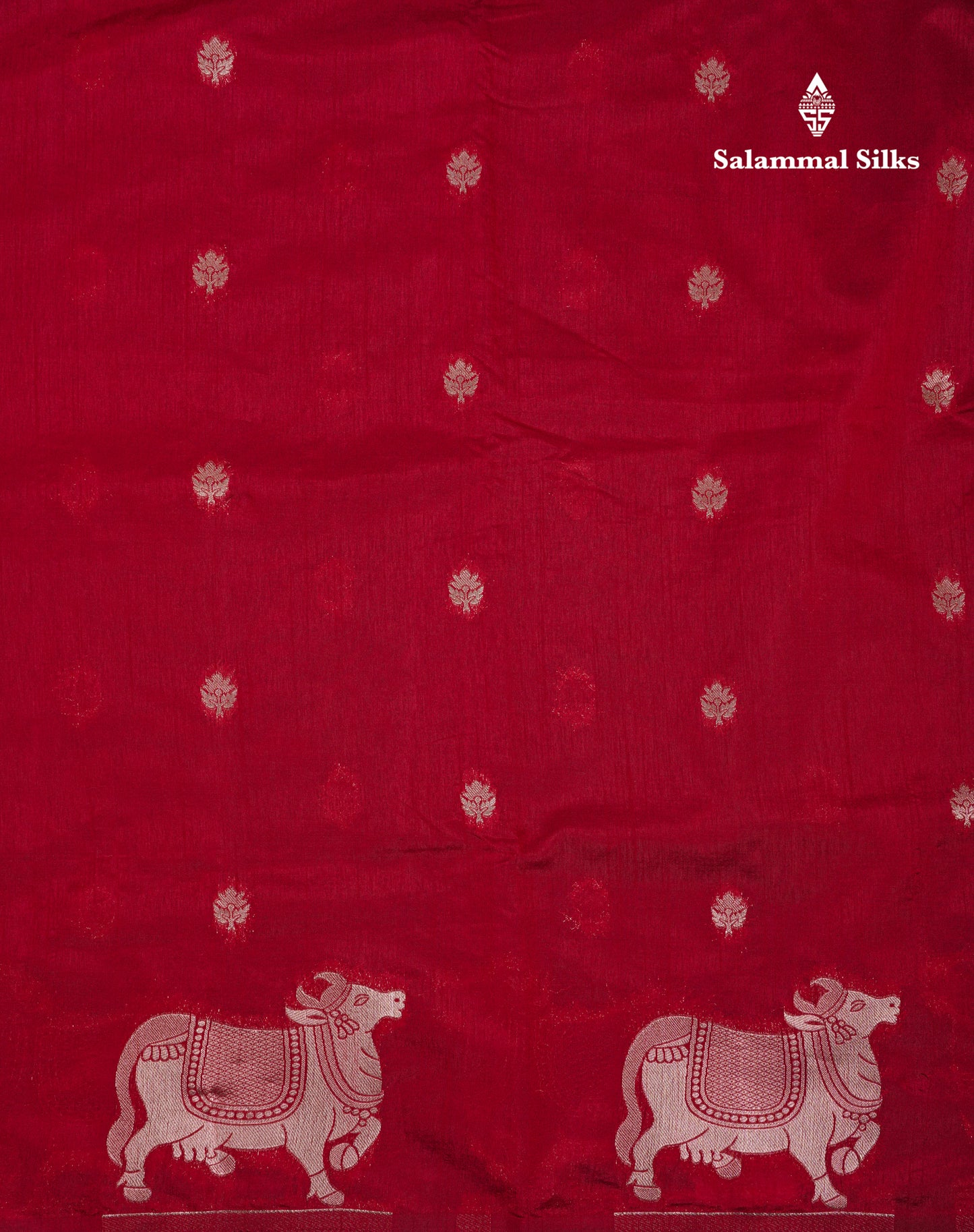 Beautiful Half White Semi Raw Silk Saree With Fancy Komatha Design Border