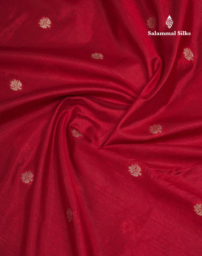 Beautiful Half White Semi Raw Silk Saree With Fancy Komatha Design Border